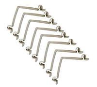 UP100 50 Pieces Double Button Clips Kayak Paddle Snap Spring Clip Tent Pole Clips Awning Accresories Telscopic Tube Camping & Caravan & Chair Tube Lock (8x7.8mm)