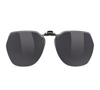 UpaClaire Clip-on Flip up Sunglasses Polarized UV 401 glasses over prescription for men and women,gray