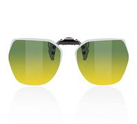 UpaClaire Day & Night Driving Glasses and Sunglasses Clip-On, Polarized Glare Reduce, High Definition Vision