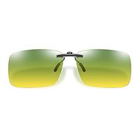 UpaClaire Night Driving Glasses Clip-On, Polarized Glare Reduce, High Definition Vision, Sunglasses