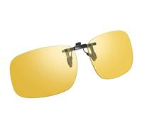 UpaClaire Night Driving Glasses Flip Clip-On Myopic Night Vision Goggles Polarized Anti-Glare Unisex Glasses