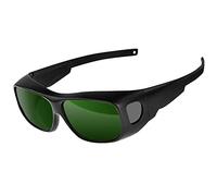 UpaClaire Welding Safety Glasses, Wrap-Around Welding Lens, Anti-Scratch, Non-Slip, UV Protection, 198-2000nm Protection, Color No.5
