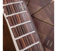 UPAFEXXI-Laminated Bible Tabs for Women and Men (Gold Foil Embossed Lettering) Reposition Large Print tabs, Easy to Read and Apply, 80 Bible Chapters Labels for Easy Navigation(Brown)