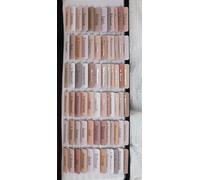 UPAFEXXI-Spanish Laminated Bible Tabs for Women and Men(Gold Foil Embossed Lettering) Pestañas de la Biblias, 80 Reposition Large Print tabs, Easy to Read and Apply (Cappuccino Theme)
