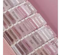 UPAFEXXI-Spanish Laminated Bible Tabs for Women and Men(Gold Foil Embossed Lettering) Pestañas de la Biblias, 80 Reposition Large Print tabs, Easy to Read and Apply(Pink)