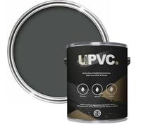 upaintpvc - All-In-Once UPVC Plastic Paint - Windows - Doors - Frames - Conservatories - Fascia - Downpipes - Guttering | Gloss Finish - 1 Litre (Anthracite Grey Ral 7016)