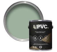 upaintpvc - All-In-Once UPVC Plastic Paint - Windows - Doors - Frames - Conservatories - Fascia - Downpipes - Guttering | Gloss Finish - 2.5Litre (Chartwell Green BS 14C35)