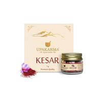 UPAKARMA Pure, Natural and Finest Grade Kashmiri Kesar/Saffron Threads 1 Gram- Pack of 1