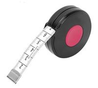 UPALDHOU 150cm Soft Retractable Tape Measure for Body Cloth Tailor Sewing, InchCentimeter Scale Ruler with Button Retraction - Ideal for DIY Clothing Projects, Weight Loss Monitoring (Red)