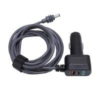 UPALDHOU 16.4ft Satellite Car Charger, Real Time Power Monitoring, IP68 Weatherproof, 36W Fast Charging with Safety Design for Phone Tablet 12 24V Vehicle