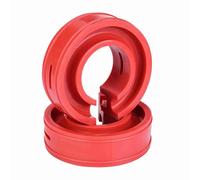 UPALDHOU 2 Pcs Car Shock Buffer, Red Car Shock Absorber Buffer Spring Bumper Cushion Type A F (F)