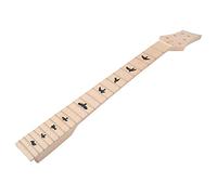 UPALDHOU 22 Fret Design Guitar Neck Replacement Maple Wood Fretboard Easy Adjustment with Jumbo Silver Frets for Electric Guitar Maple Wood Neck