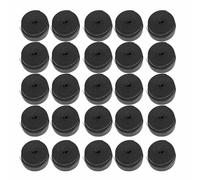 UPALDHOU 25PCS Tennis Racket Overgrip Tape Tennis Racket Grip Wrap Handle Tape Super Absorbent Sweat Anti-Slip PU Material for Badminton Squash Fishing Rods (Black)