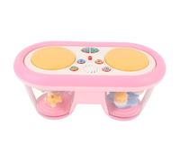 UPALDHOU 3-in-1 Musical Fun Hand Clap Toy, ABS Baby Musical Toy, Multifunctional Percussion for Toddlers Early Learning Engaging with Colorful Lights, Introduction to Music and (Pink)