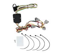 UPALDHOU 4 Pin Trailer Wiring Harness 55513, Towing 4 Way Flat Connector Socket with Rubber Dust Cover for 2008 2010-2012 T100 1993-1998 2005-2015