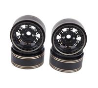 UPALDHOU 4PCS 1.9 Inch Brass Beadlock RC Wheel Rims Hub Set, Premium Brass Construction, Smooth Running, Classic Aesthetic Design for 1/10 Scale Model Car Crawler Truck