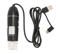 UPALDHOU 50x-1600x USB Digital Microscope Type C USB with 8 LED Lights, Ideal for Teaching Research Tools and Collectors