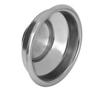 UPALDHOU 58mm Stainless Steel Double Layers Filter Basket for Semi Automatic Coffee Machine Household Barista (Single Serving)