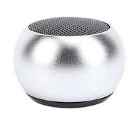 UPALDHOU According to the volume: BT 5.3 Tandem Surround Sound 360 ° Small Speaker for Travelers (Silver)