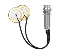 UPALDHOU Acoustic Guitar Pickup ABS Instrument Pickup with 1 4 Inch Jack Adhesive Mini Transducer Reusable Easy Install for Violin Mandolin Ukulele Cello Players