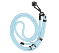 UPALDHOU Action Camera Lanyard, Adjustable Anti Lost Rope with Cushioned Pads, Shoulder Strap, 1/4 Inch Thread, Polyester Fiber Material, Quick-Release Design, Compatible Types with (Blue)