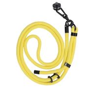 UPALDHOU Action Camera Lanyard, Adjustable Anti Lost Rope with Cushioned Pads, Shoulder Strap, 1/4 Inch Thread, Polyester Fiber Material, Quick-Release Design, Compatible Types with (Yellow)