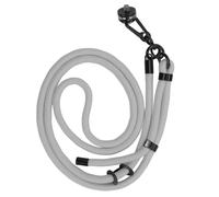 UPALDHOU Action Camera Lanyard, Adjustable Anti Lost Rope with Cushioned Pads, Shoulder Strap, 1/4 Inch Thread, Polyester Fiber Material, Quick-Release Design, Compatible Types with (Gray)