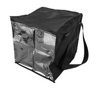 UPALDHOU Albums Organizer Bag Record Storage Bag Record Holder with Transparent TPU Material for 50pcs 12 Inch Magazines