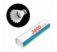 UPALDHOU Badminton Shuttlecocks 6 Pack, PVC Stable Flight | Casual Play Training Accessory 6 Count Set Consistent Trajectory Control Lightweight Portable White Balls