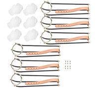 UPALDHOU Billiards Table Empire Rail 6pcs Standard Snooker Billiard Table Replacement Rails with Net Pockets Heavy-duty Stainless Steel for Secure Installation Fall Prevention