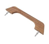 UPALDHOU Boat Grab Handle, Teak Handrail 12 Inch Single Loop Handle Ergonomic Weather Proof Wood Marine RV Boating Armrest Accessories
