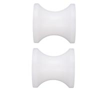 UPALDHOU Boat Trailer Roller, Nylon White Bow Roller 2x1.97in with 8mm Hole Diameter, for Yachts Lifeboats Motorboats
