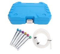 UPALDHOU Brake Bleeder Wrench Set, Chrome Vanadium Steel with Ergonomic Handles and 6 Socket Sizes for Car and Motorcycle Brake Maintenance