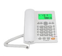 UPALDHOU Call Identification Screen Kialing Peri Fierce for the House Office, Sound Reduction Phone with Stupid Function, ABS Material (White)