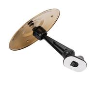 UPALDHOU Car Crash Cymbal Air Vent Mini Drum Cymbal Clamp/Holder-On Type for Music Lovers with Adjustable Arm Alloy ABS Bracket for Fun Driving Accessory (Gold)
