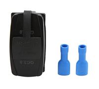 UPALDHOU Car USB Rocker Switch, Black Universal Rocker Switch Style Dual USB Car QC3.0 Fast Charge Socket with LED Backlight