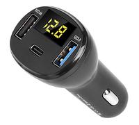 UPALDHOU Car USB with QC3.0 2.4A Dual Ports Fast Charging Socket | ABS Material for Durability, Compatible with DC 12-24V Vehicles Like RV SUV Truck，universal Fit Phones Tablets GPS