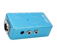 UPALDHOU DI Box Passive Direct Amp Simulation Guitar Effect Pedal with 4x12 Speaker Cabinet, Metal DI Box for Electric Guitar Players with 15K Ohm Input and 600 Ohm XLR Output