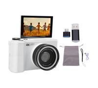 UPALDHOU Digital Camera, 14MP HD AI Autofocus (White)