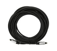 UPALDHOU Digital Optical Sound Cable with a Golden Plug, Transparent Sound Fiber Cable for the Surroundings, Suitable for Television, Aluminum Alloy Housings (10m / 32.8ft)