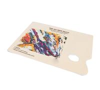 UPALDHOU Disposable Paper Palette for Art Supplies, Easy Mix Tear Off Palette Paper for Watercolor Gouache, Convenient ThumbHole