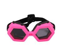 UPALDHOU Dog Sunglasses,Dog Goggles Outdoors Windproof Sandproof Cycling Eye Protection for Small Pets (Pink)