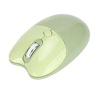 UPALDHOU Double Mode Bt Silent Mouse Ergonomic Mouse Design For the Home Travel Office (Green)