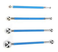 UPALDHOU Double Steel Pressed Ball Scraping Tools 4Pcs