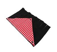 UPALDHOU Durable Pet Hammock Hanging Bed Hideaway Corner with Tassels for Bird Hamster, Easy to Install, Suitable for Small Pets, 3 Colors Available (Polka dot + black)