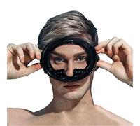 UPALDHOU Fish Eyes Mask, Underwater Snorkeling Diving Spearfishing Mask, Snug Fit, No-Leak Seal, Anti-Fog, Panoramic View, Comfort for Pool Adventures, Safe for All Ages, (Black)
