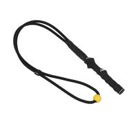 UPALDHOU Flexible Swing Trainer Golf Swing Trainer Baseball with Durable Nylon Rope Adjustable Length Ergonomic Handle for Speed Training Muscle Memory Improvement (Black)