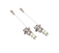 UPALDHOU Fog Light Bulbs, 2x H3 5050 White 9 SMD LED DC12V Auto Car Fog Light Lamp LED Bulbs 6500K