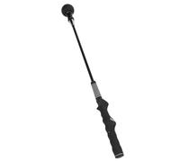 UPALDHOU Golf Swing Training Aid Golf Practice Warm Up Stick Swing Trainer with Adjustable Sound Function 5 Levels for Strength Flexibility Training Muscle Memory (Black)