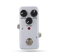 UPALDHOU Guitar Effect Pedal, FCP2 Compressor Sustainer Mini Effect Pedal with Compact Design, Dual Power Options, Broad Adjustable Range, Analog Circuit & True Bypass, User Friendly